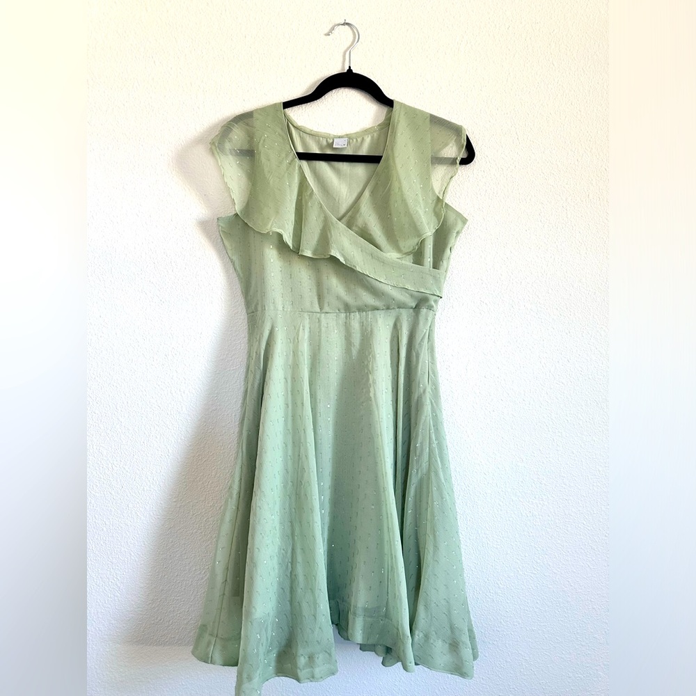 Mint green dress perfect for formal occasions or casual night out